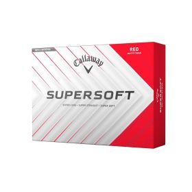 Callaway Golf 2025 Red Supersoft 12 Pack Golf Balls