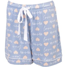 Embrace Your Love Women's "Love Mom" Knit Lounge Shorts