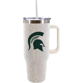 The Memory Co Michigan State University Bling Travel Mug