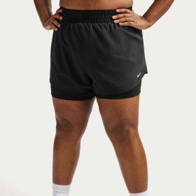 Nike Women's Dri-FIT One High-Waisted 3" 2-in-1 Shorts (Plus Size)
