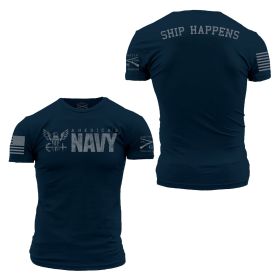 Grunt Style Men's USN Ship Happens Tee
