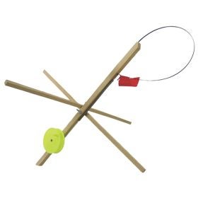 Ht Enterprises Hardwater Wood Cross Stick Tip Up