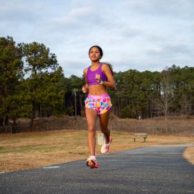 Chicknlegs Women's Candy Hearts 1.5" Split Shorts