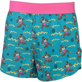 Aeroline Men's Sasquatch 4" Inseam Printed Running Shorts