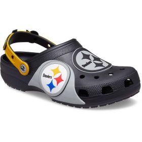 Crocs Mens' NFL Pittsburgh Steelers Graphic Classic Clog