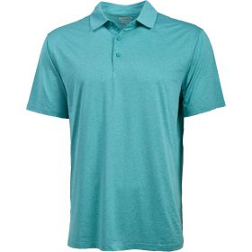 Aeroline Men's Heathered Birdseye Mesh Polo