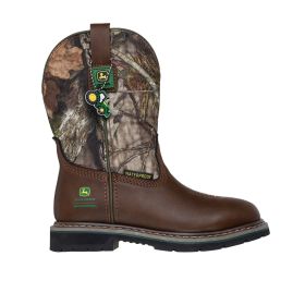 Skechers Boys' John Deere Waterproof Rowood Moss Canyon Boot
