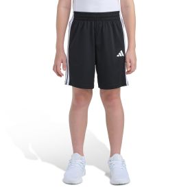 adidas Boys' Elastic Waistband 3-Stripe Short