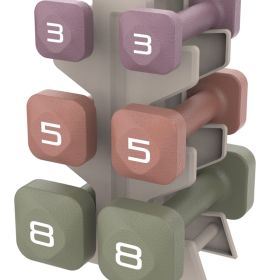 Tone 32lb ZEN Dumbbell Set with Rack