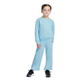 Under Armour Girls' Rival Fleece Crew Fleece Set with Piping