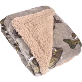 Canyon Creek 50x60 Sherpa Lined Blanket