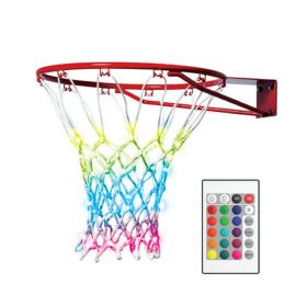 Cipton Glow in the Dark Basketball Rim with 6 Color Changing Luminescent LED Lights     Remote
