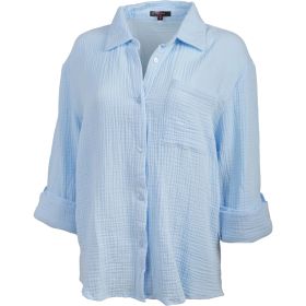 Canyon Creek Women's Gauze Half-Sleeve Button-Front Shirt
