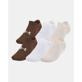 Under Armour Women's Essential 6-Pack No-Show Socks