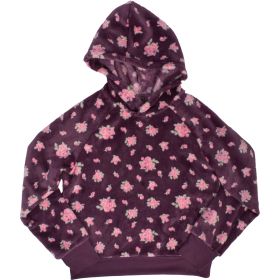 Ebb & Flow Girls' Floral Print Fleece Hoodie