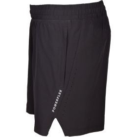 Powerflex Men's AIRGRID Kurt 5" Inseam Black Short with DTM Liner