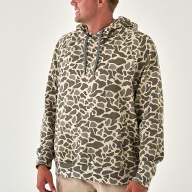 Burlebo Men's Classic Deer Camo Fleece Hoodie