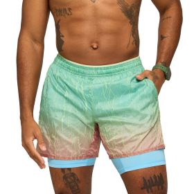Chubbies Men's Indigo Fizzes 5.5" Crinkle Ultimate Training Short