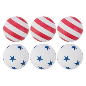 Stiga Stars and Stripes Table Tennis Balls 6-Pack