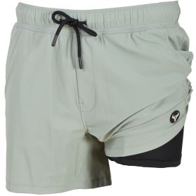 Bison Ridge Men's WARP Big Bend 5" Inseam Short with Contrast Liner