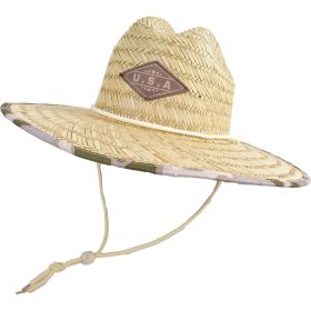 Canyon Creek Geo Camo Straw Hat
