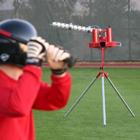 Heater Sports Deuce 75 MPH 2 Wheel Curveball Machine With Auto Ballfeeder
