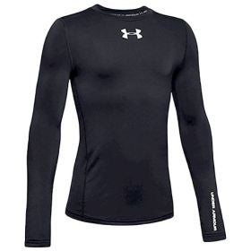 Under Armour Boys' Long Sleeve ColdGear Crew Shirt