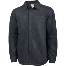 Avalanche Men's Tall Plaid-Backed Polar Fleece Shacket