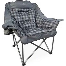 Black Sierra Comfort Cloud Padded Chair