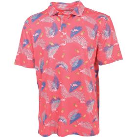 Aeroline Men's Short Sleeve Flamingo Polo
