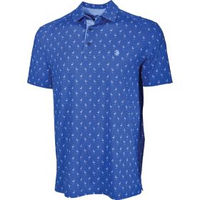 Izod Men's Microstripe Short Sleeve Polo
