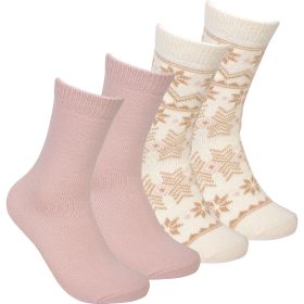 Canyon Creek Women's 2 Pack Luxe Velour Crew Socks