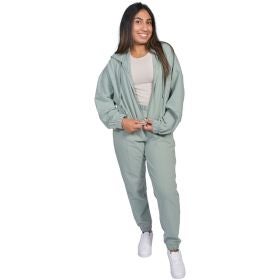 90 Degree Women's Plush Crop Full Zip Jacket