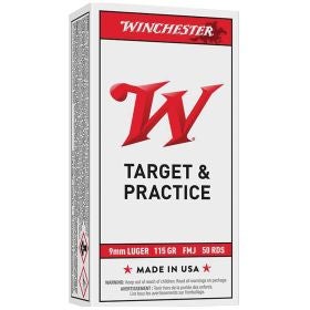 Winchester 9mm Luger 115 Grain