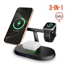 Hypergear MaxCharge Pro 3-in-1 Wireless Charging Stand with 15W Magnetic Wireless Fast