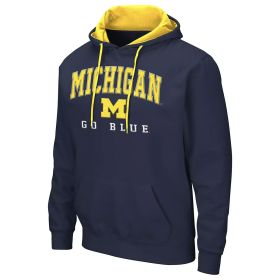 Men's Michigan Wolverines Navy Pullover Hoodie