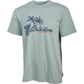 Quiksilver Men's Tropics Logo 2 Color Graphic Tee