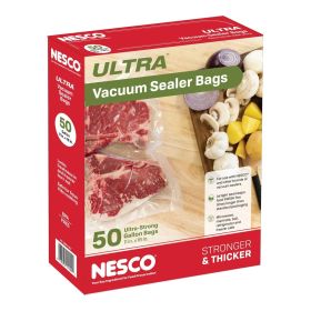 Nesco 50-Count Ultra Gallon-Sized Vacuum Sealer Bags