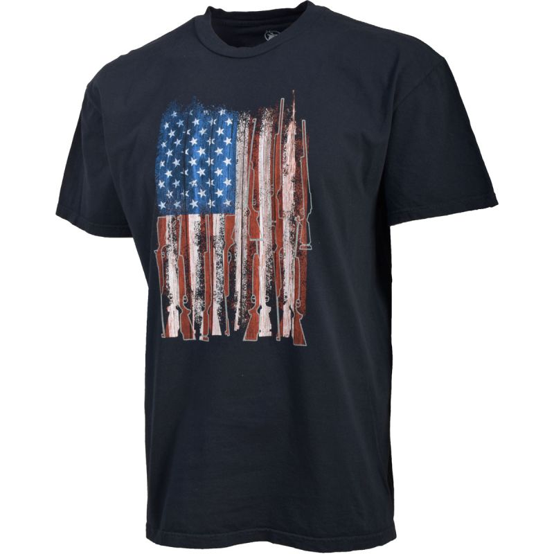 Staghorn Outfit Men's Gun Flag Americana Graphic Tee