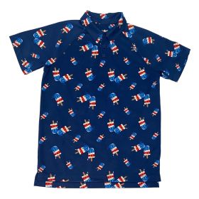 Aeroline Boy's Ice Cream Print Polo