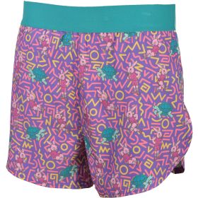 Aeroline Men's Tortoise and the Hare 4" Inseam Printed Running Shorts