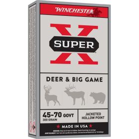 Winchester 45-70 Government 300-Grain Jacketed Hollow Point Rifle Ammunition