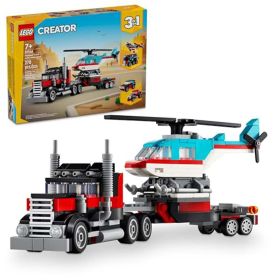 Lego Creator 3-in-1 Flatbed Truck with Helicopter