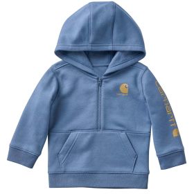 Carhartt Boy's Infant Long Sleeve Half-Zip Hooded Logo Sweatshirt