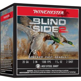 Winchester 20 Gauge Blind Side 2 3" 2 Shot Steel Shotgun Shells