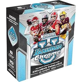 Topps 2025 Bowman University Chrome Football Mega Box