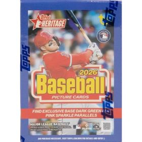 Topps 2026 Topps Heritage Baseball Trading Card Blaster Box
