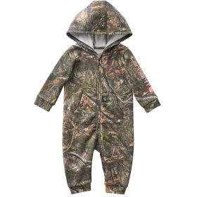Carhartt Girl's Infant Long Sleeve Zip-Front Hooded Camo Coverall