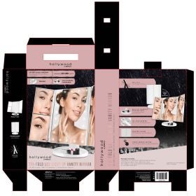 Vivitar Tri-Fold LED Light Up Vanity Mirror