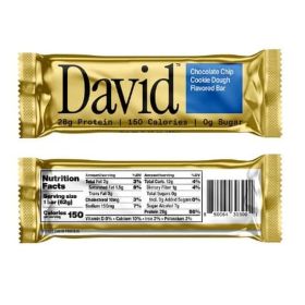 David Bar Chocolate Chip Cookie Dough High Protein Bar